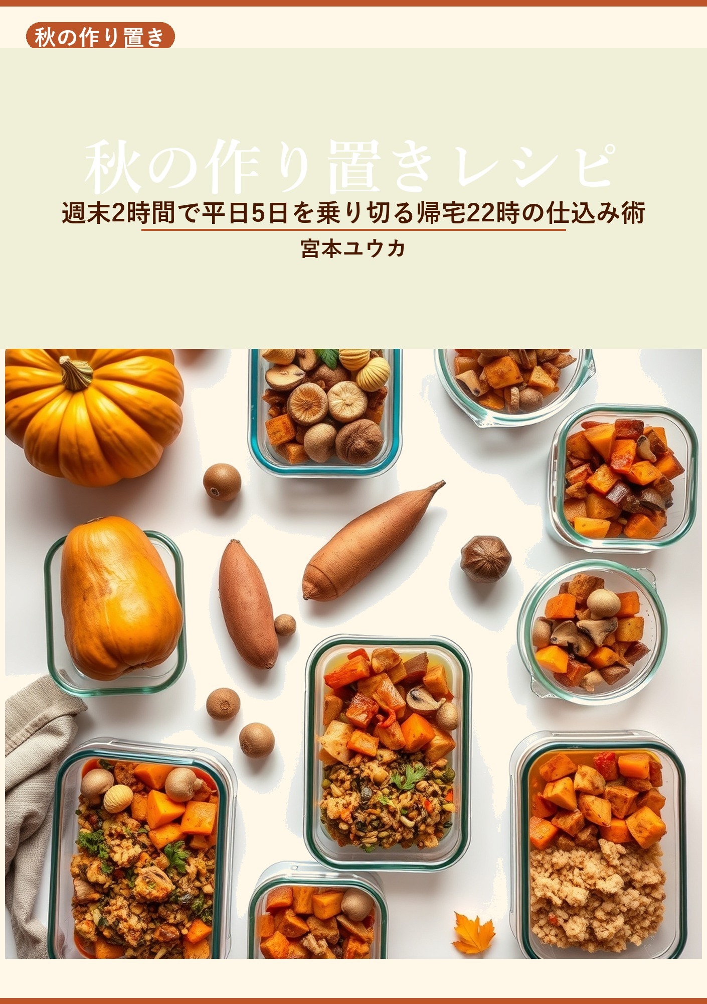 秋の作り置きレシピ