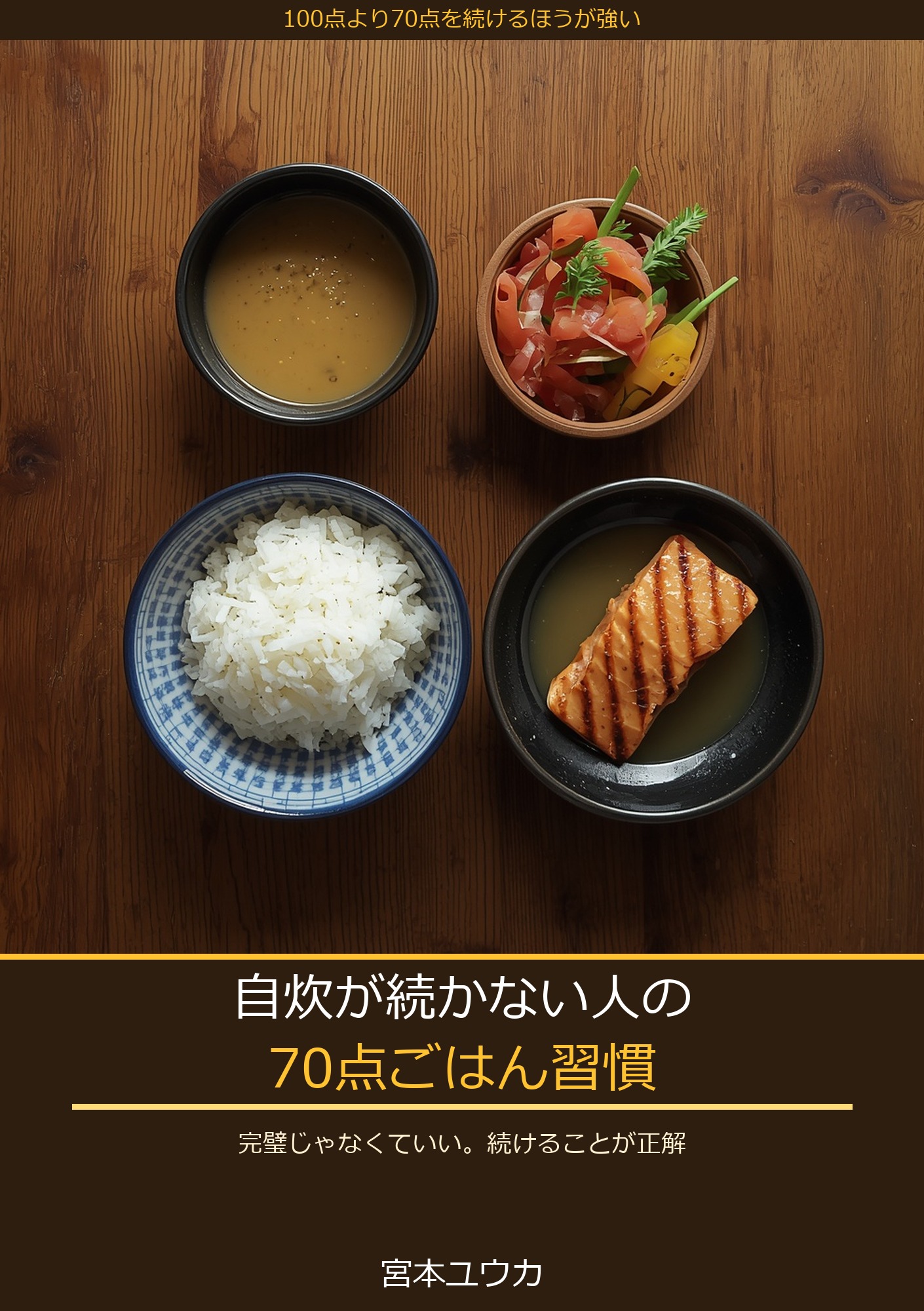 自炊が続かない人の「70点ごはん」習慣ガイド: 「完璧な食事」をやめたら、食費が月2万円下がった話