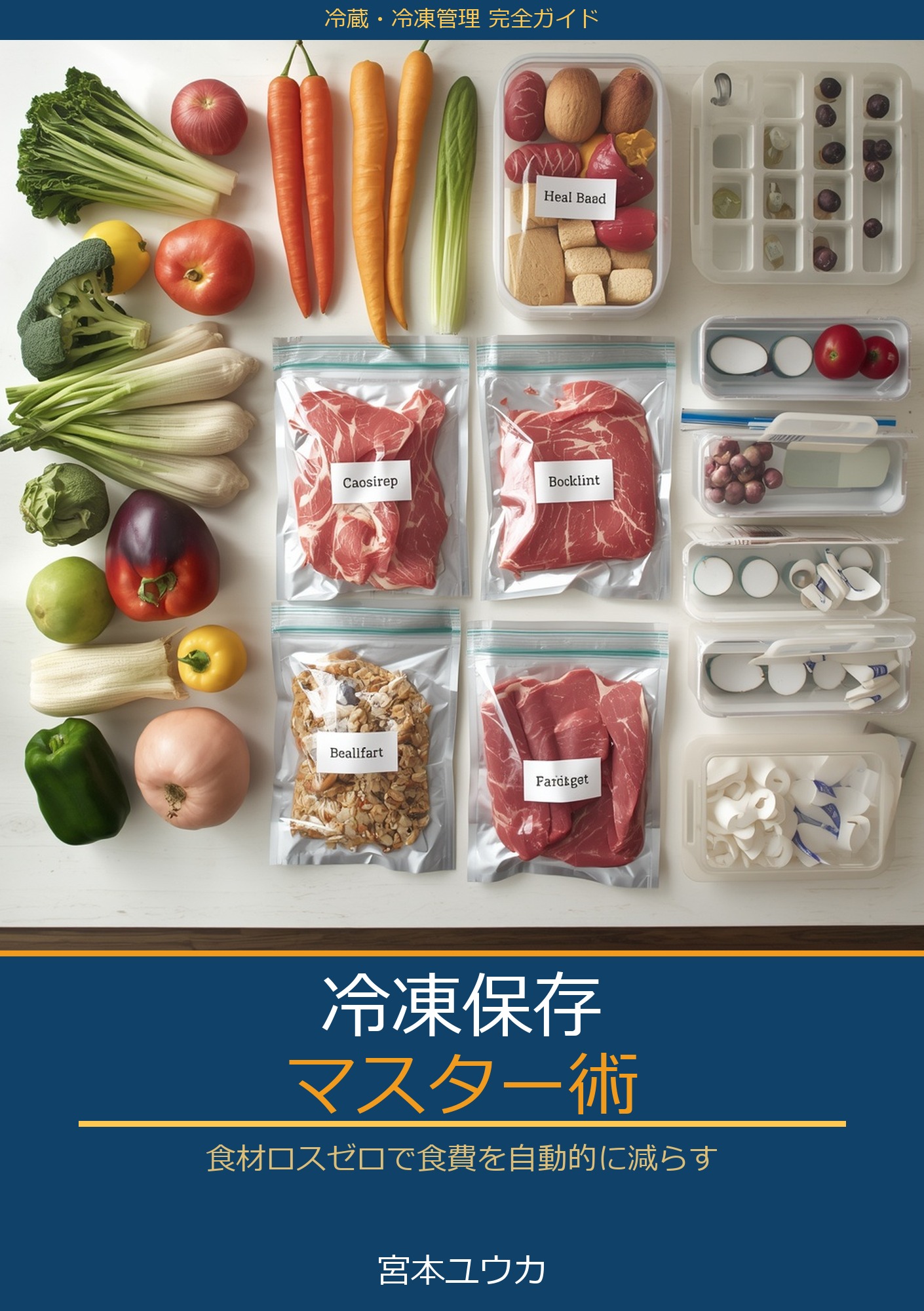冷凍保存マスター術: 食材ロスゼロで食費を自動的に減らす