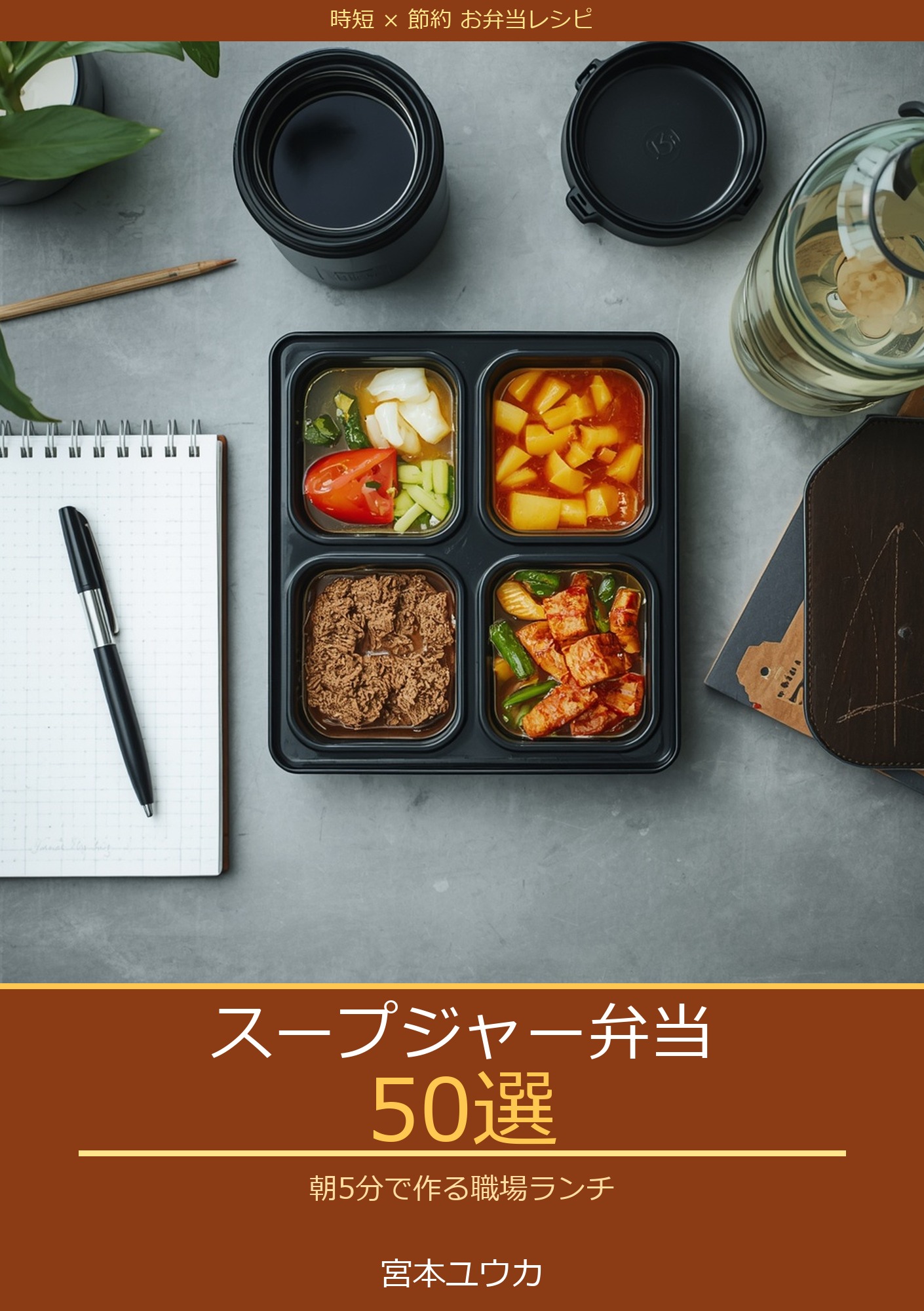 スープジャー弁当50選 朝5分で作る職場ランチ: 帰宅22時のPMが2年間続けた、月25,000円を月8,000円に変えた現実的なお弁当