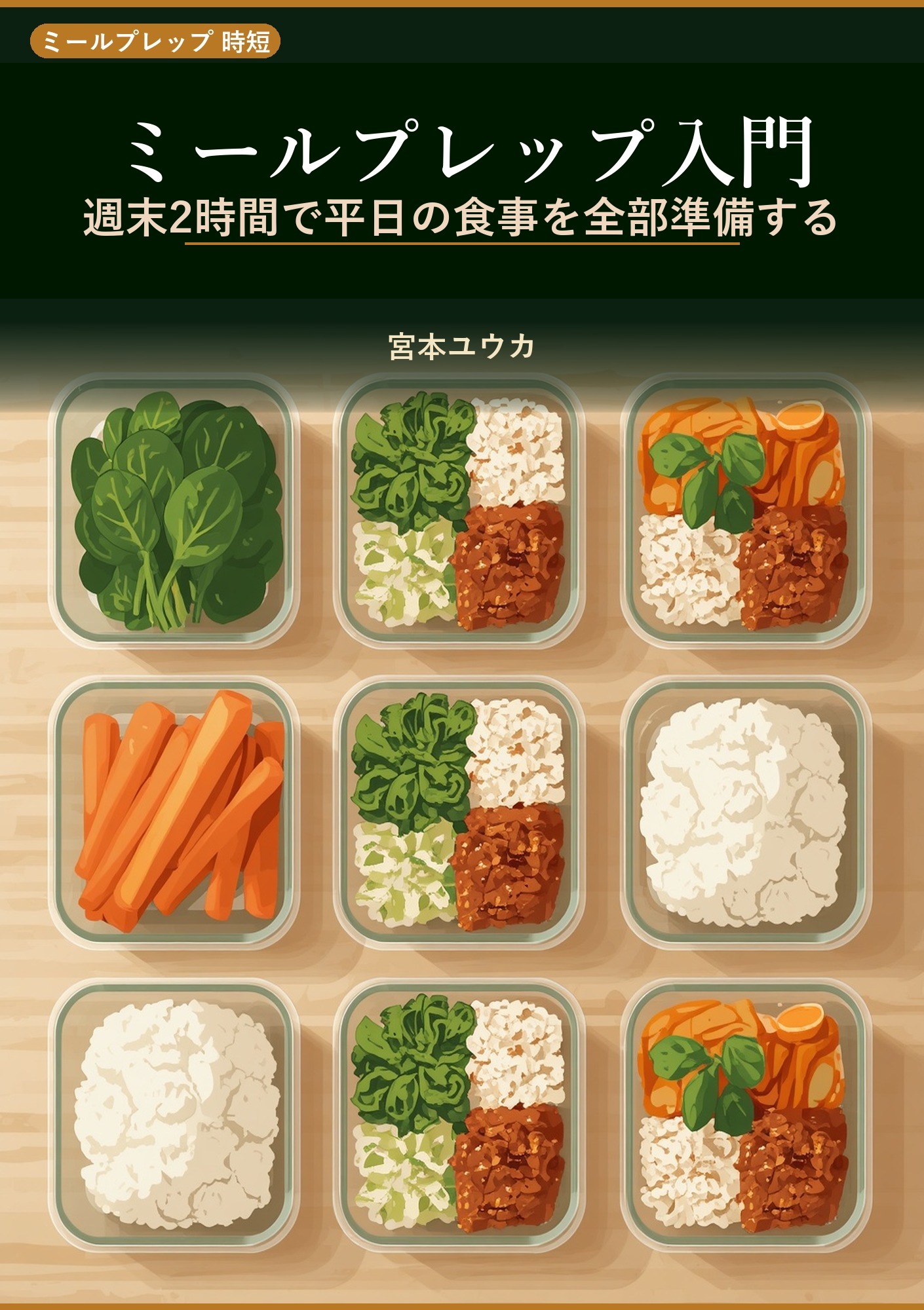 ミールプレップ入門 週末2時間で平日の食事を全部準備する